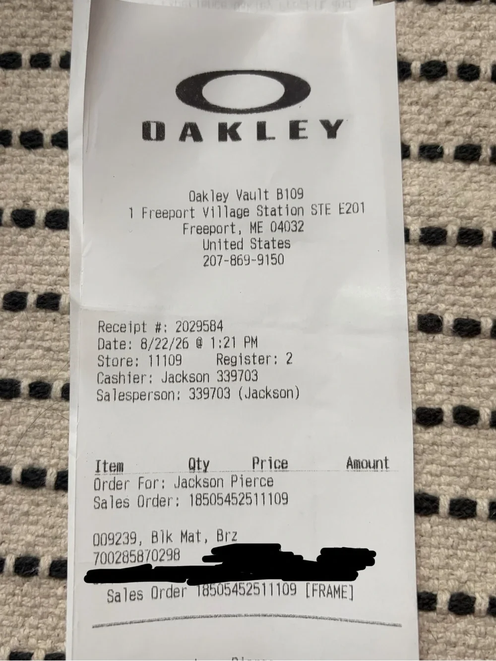 Oakley crankshaft sunglasses